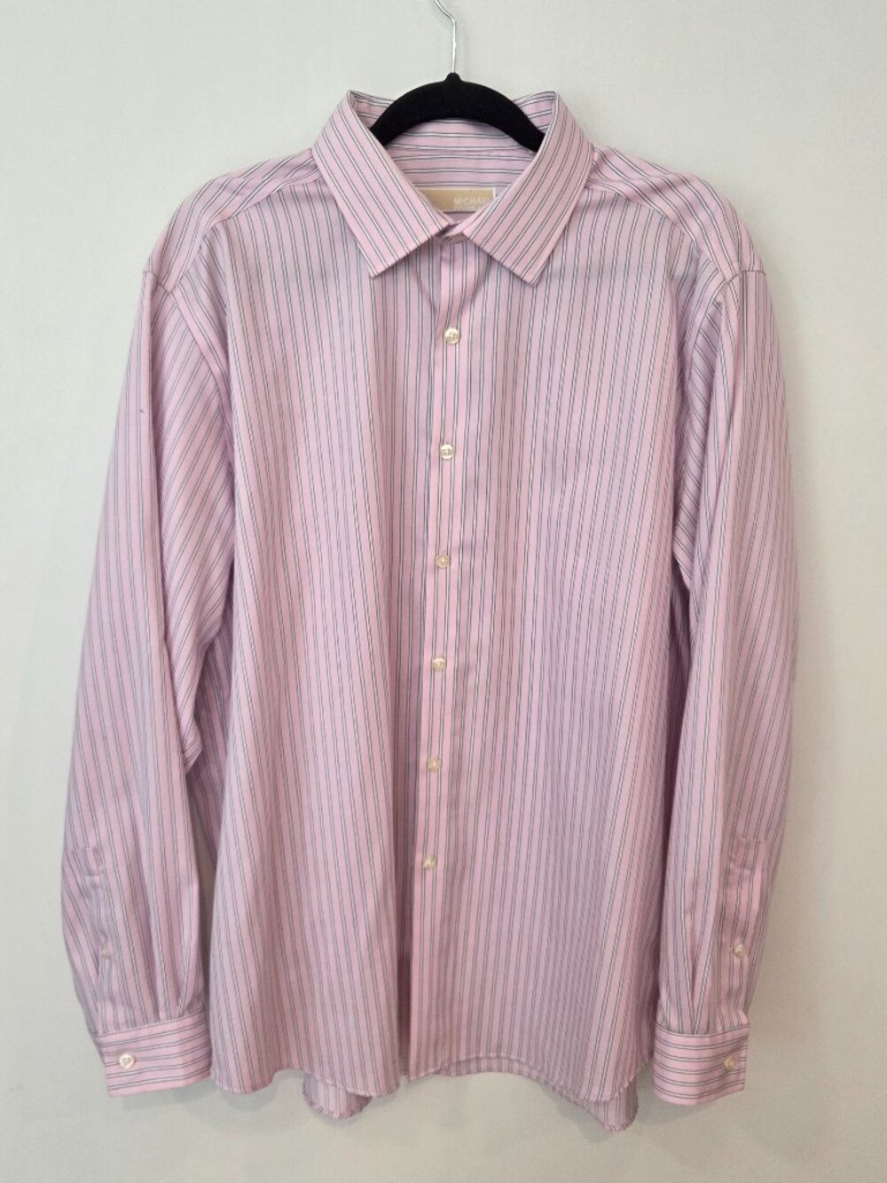 Michael Kors Slim Fit Non-Iron Dress Shirt 17 1/2 34/35